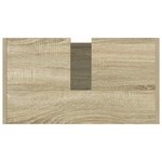 vidaXL Armoire de bain chêne sonoma 58x33x60 cm bois d'ingénierie