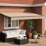 vidaXL Auvent rétractable électrique 3 x 2 5 m