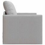 vidaXL Canapé-Lit 60cm Gris nuage tissu