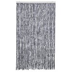 vidaXL Moustiquaire argenté 118x220 cm chenille