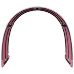 vidaXL Tunnel de lit 2 Pièces Rose 211 x 67 5 x 2 cm Polyester