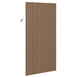 vidaXL Store de Fenêtre Géométrique Marron 110 x 220 cm Bambou