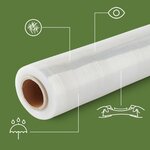 Pack and Move - Lot 6 rouleaux film étirable - 300 m - Transparent - Film déménagement Film emballage Film palette Film protection