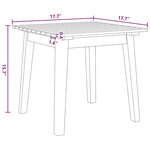 vidaXL Chaises de jardin avec table 3 Pièces Beige 45 x 45 x 40 cm