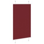 vidaXL Store plissé rouge bordeaux 70x150 cm largeur du tissu 69 4 cm