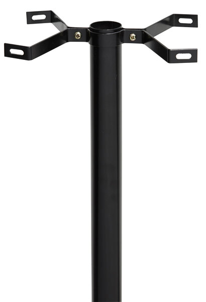 Support vertical en acier  E2112  pour boîte aux lettres ARREGUI  144 Cm  Noir