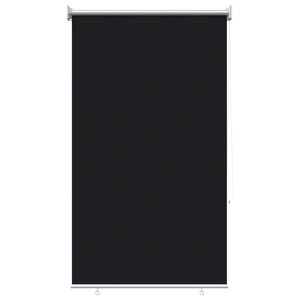 vidaXL Store enrouleur Protection UV Noir 60 x 140 cm Polyester