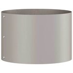 vidaXL Cache-pot de jardin Marron 30 x 30 x 20 cm Acier cuivré