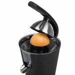 Princess presse-agrumes 160 w acier inoxydable noir mat