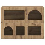 vidaXL Buffet Chêne artisanal 80 5 x 35 x 59 cm Bois d'ingénierie