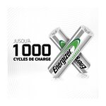 Blister de 2 Accus Piles rechargeables HR03 Power Plus AAA 700mah ENERGIZER