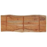 vidaXL Dessus de table 90x40x2 5 cm rectangulaire bois massif acacia