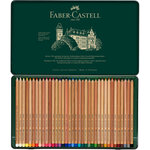 étui métal de 36 crayons couleur 'PITT PASTELL' FABER-CASTELL