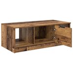 vidaXL Table basse Bois ancien 100 x 50 x 36 cm Bois d'ingénierie