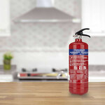 Smartwares Extincteur à poudre BB2 2 kg classe ABC Acier 10.014.68