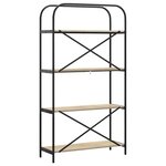 vidaXL Étagère Chêne sonoma 80 x 30 x 146 cm Bois d'ingénierie