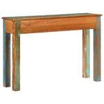 vidaXL Table console 110x30x75 cm bois massif de récupération