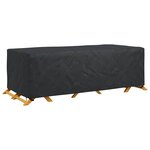vidaXL Housse pour mobilier d'extérieur Noir 300 x 110 x 70 cm 420D