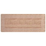 vidaXL Coureur de Tapis MARSA Blanc 100 x 300 cm Polyester et PVC