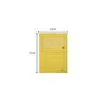 Paquet 25 chemises à fenêtre FOREVER Jaune EXACOMPTA