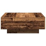 vidaXL Table basse Bois Ancien 80 x 80 x 31 cm