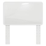 vidaXL Tête de lit Blanc Brillant 90 cm Bois d'ingénierie