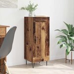 vidaXL Buffet Bois Ancien 34 5 x 34 x 90 cm Bois d'ingénierie et fer