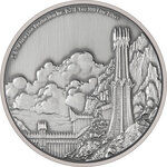 Pièce de monnaie en Argent 2 Dollars g 31.1 (1 oz) Millésime 2023 Lord of The Rings Mordor MORDOR