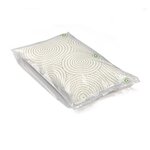 Sachet plastique recyclé à soufflets transparent 100 microns raja 50x111x40 cm (lot de 125)