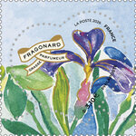 Timbre coeur - Fragonard - Lettre verte - 100g