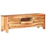 Vidaxl meuble tv 116x30x40 cm bois d'acacia massif