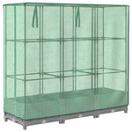 vidaXL Jardinière surélevée avec housse aspect rotin 120x40x123 cm