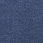 vidaXL Cadre de lit sans matelas bleu 80x200 cm tissu