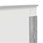 vidaXL Tête de lit Gris Sonoma 160 cm Bois d'ingénierie