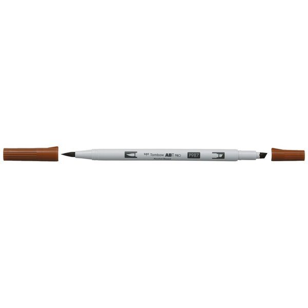 Marqueur Base Alcool Double Pointe ABT PRO 987 bronze x 6 TOMBOW