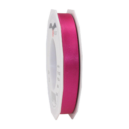 Satin double face 25-m-rouleau 15 mm magenta