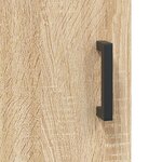 vidaXL Buffet haut chêne sonoma 69 5x31x115 cm bois d'ingénierie