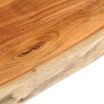 vidaXL Dessus de table 160x40x3 8 cm rectangulaire bois massif acacia