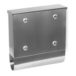 Boîte aux Lettres en Acier Inoxydable avec Porte-journaux  Chance E7007  Inox