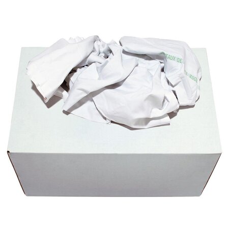 Boîte distributrice Chiffon textile blanc supérieur - Boîte de 10 kg