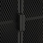 vidaXL Armoires de rangement 2 Pièces Gris 72x36x82 cm Métal et MDF