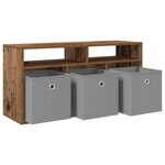 vidaXL Basboard avec tiroir Bois ancien 87 x 27 5 x 43 cm