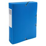 Boite De Classement Exabox Dos 60mm Polypropylène 7/10e Opak - A4 - Bleu Clair - X 8 - Exacompta