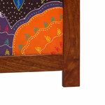 vidaXL Paravent Marron 105 x 160 cm Bois d'acacia massif