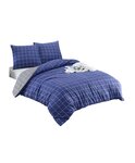 Parure de lit bleue TRENDY 240 x 220 cm