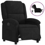 vidaXL Fauteuil inclinable électrique noir velours