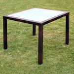 vidaXL Ensemble à manger d'extérieur 5Pièces avec coussins Résine tressée
