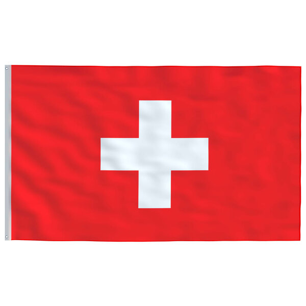 vidaXL Drapeau Suisse 90x150 cm