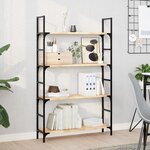 vidaXL Étagère flottante 100x20x2 cm bois d'acacia massif non traité