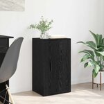 vidaXL Buffet Chêne noir 40 x 33 x 70 cm Bois d'ingénierie